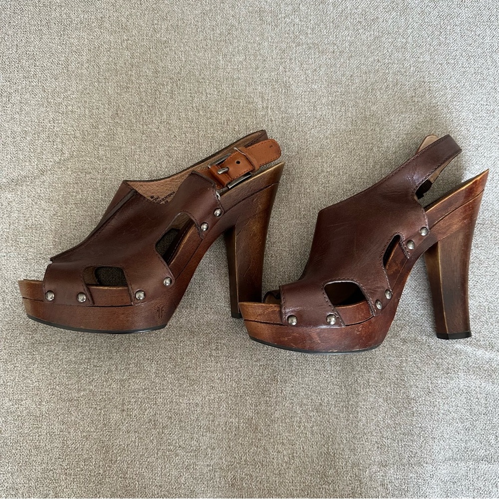 Frye Dara Slingback Heels